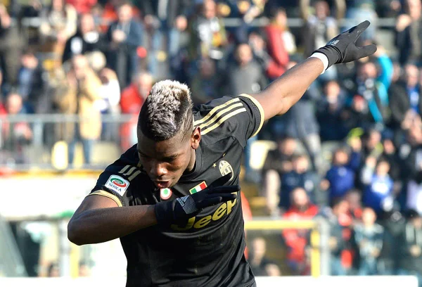 Pogba atuando pela Juventus
