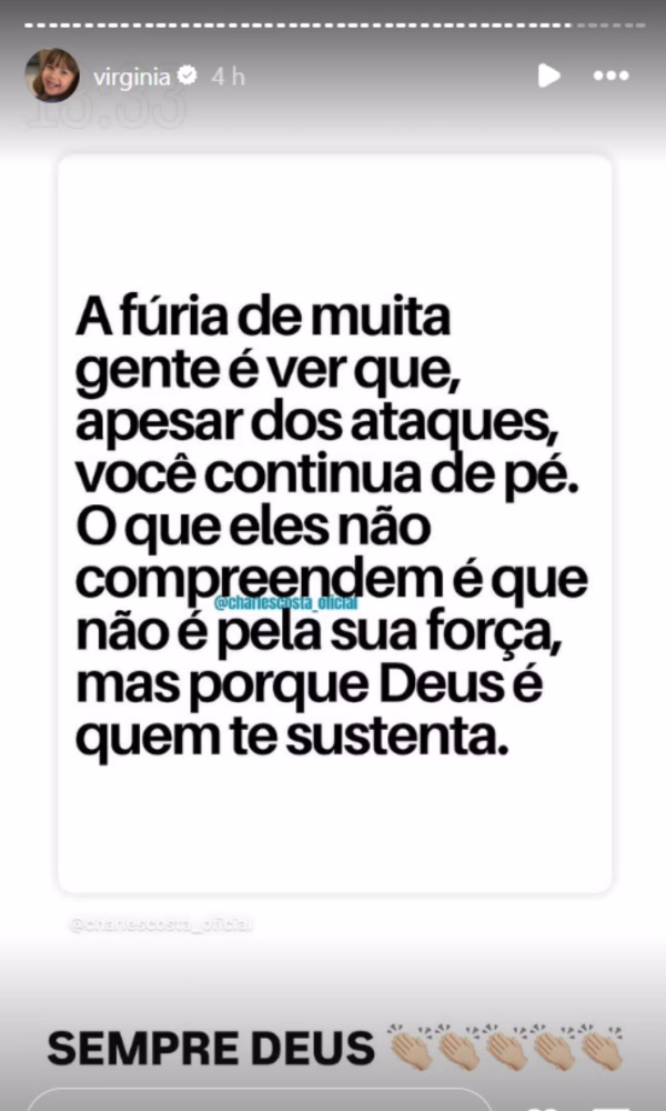 furia-de-muita-gente-reflete-virginia-fonseca-em-post-enigmatico-1 “Fúria de muita gente”, reflete Virginia Fonseca em post enigmático
