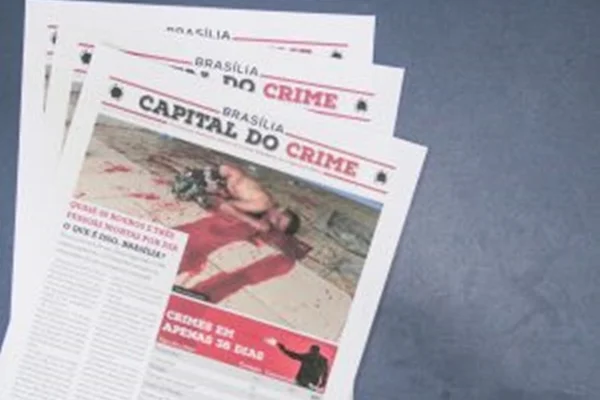 Sinpol lança jornal sangrento para mostrar “realidade do crime no DF”