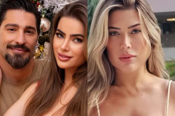 Ex, Renata Muller, reage após anúncio de Victor Pecoraro e Rayanne no Power Couple - Metrópoles