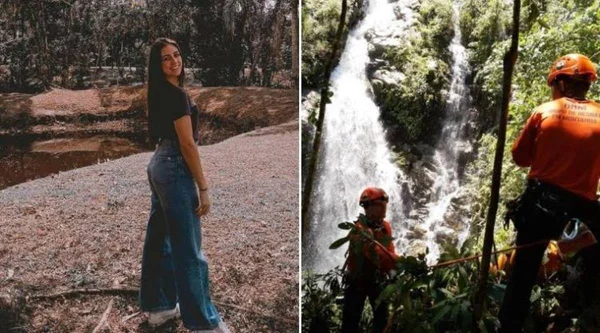 Universitária de 20 anos morre ao cair de cachoeira em trilha