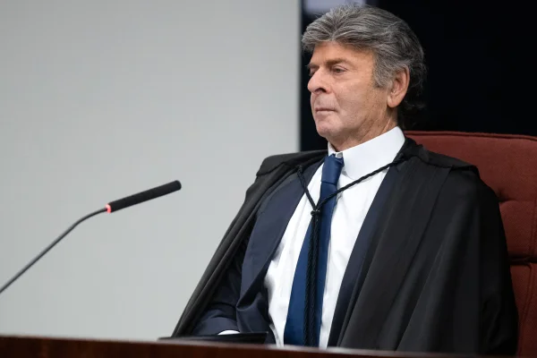 Ministro Luiz Fux - 10 de setembro - STF plenario da primeira turma - Julgamento do ex-presidente Jair Bolsonaro (PL) e de mais sete aliados, na Primeira Turma do Supremo Tribunal Federal (STF) - Metrópoles