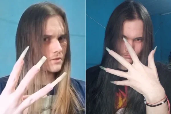 Vaidade? Homem gera polêmica no TikTok ao aparecer com unhas gigantes