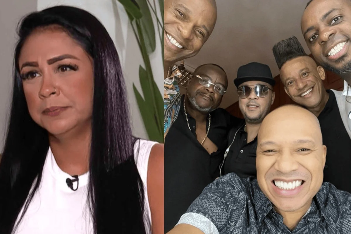 Paula Cardoso, ex de Anderson Leonardo, está em meio a uma polêmica com o grupo Molejo Paula Cardoso, ex de Anderson Leonardo, está em meio a uma polêmica com o grupo Molejo