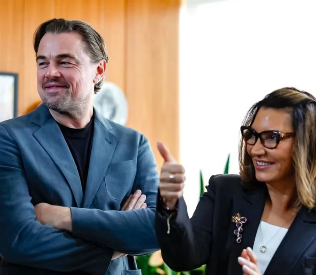 Lula e Janja recebem o ator Leonardo DiCaprio no Palácio do Planalto - imagem 1 Lula e Janja recebem o ator Leonardo DiCaprio no Palácio do Planalto - imagem 1