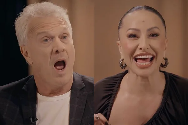 Pedro Bial e Sabrina Sato