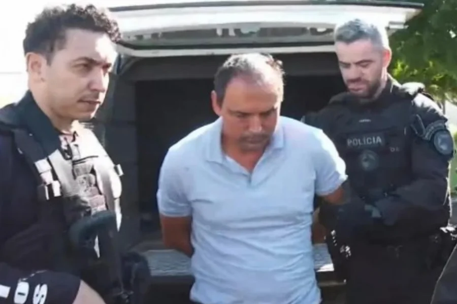 Cleber Rosa de Oliveira foi preso após confessar ter matado a corretora Daiane Alves de Souza - Imagem: Reprodução / TV Globo