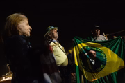 Vigília em prol de Bolsonaro