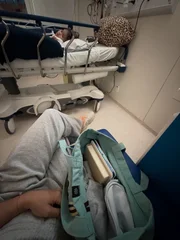 Leticia Cazarré está acompanhando a filha no hospital