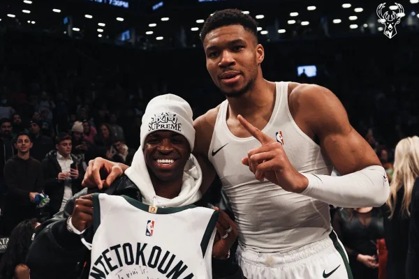 Vini Jr. e Antetokounmpo - Metrópoles