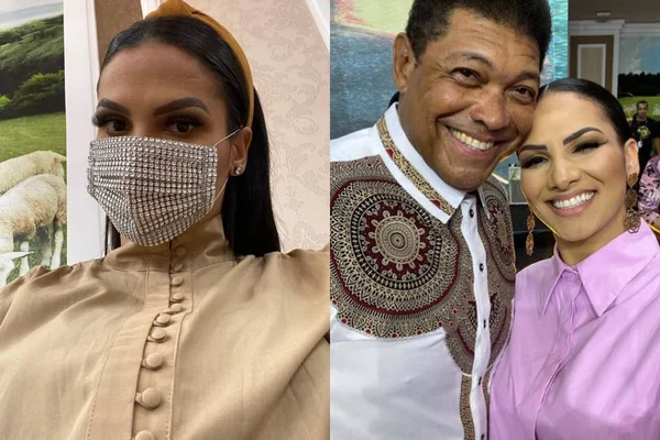 juliana filha de valdemiro com mascara brilhante