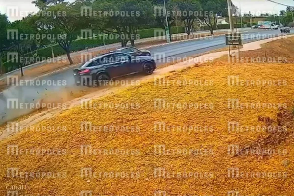BMW se acidentando