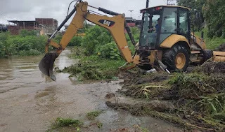 Cidade da Bahia emite alerta à população ribeirinha após fortes chuvas
