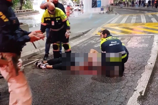 Morre motorista atingido durante execução de rival do PCC em aeroporto