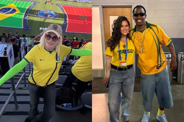 De Travis Scott a Ana Maria Braga: jogo do Brasil na Copa reúne famosos