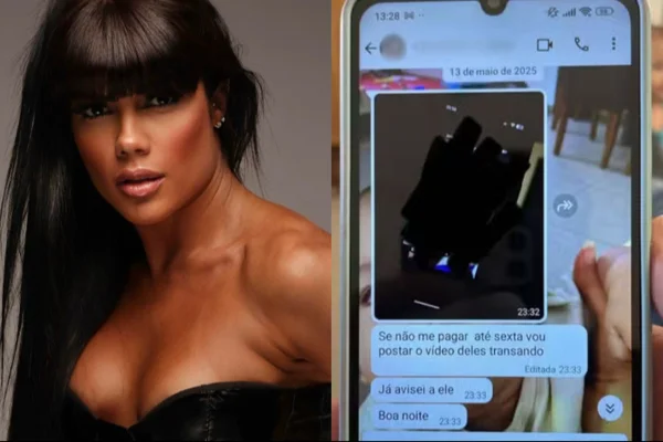 Imagem colorida, influencer investigada por extorsão - Metrópoles