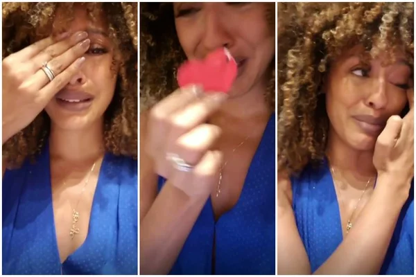 Sheron Menezzes chora após cachorro destruir presente: “Arrasada”