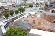 Obra do BRT do ACM: trecho em São Bernardo do Campo Obra do BRT do ACM: trecho em São Bernardo do Campo