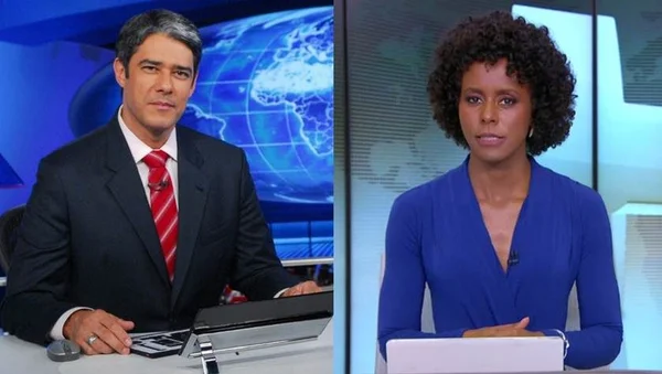 Bonner imita Maju durante Jornal Nacional e web se diverte