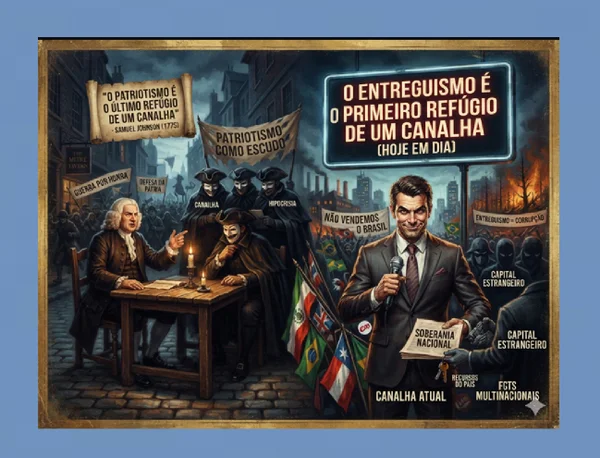 O “entreguismo” é o primeiro refúgio de um canalha. Falemos sobre isso