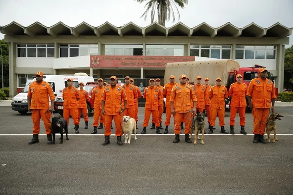 Corpo de Bombeiros do DF envia militares e cães para Brumadinho