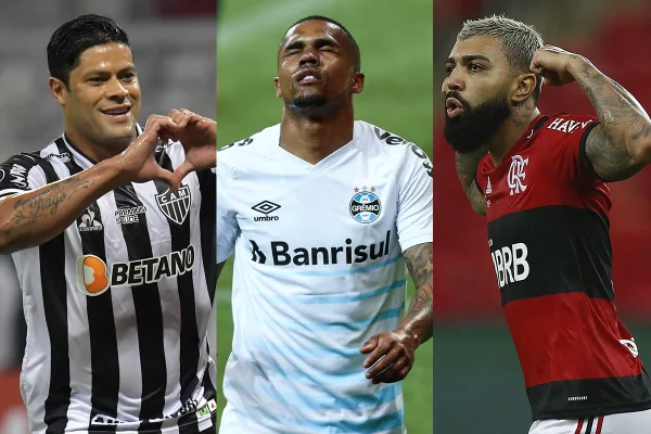 Hulk, Douglas Costa e Gabigol