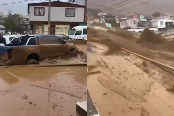 Imagem colorida, Chile decreta estado de catástrofe após enchentes e deslizamentos - Metrópoles