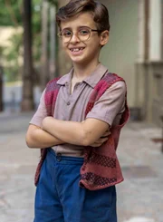 Vicente Alvite posa nos bastidores de Êta Mundo Melhor! como Aladin Vicente Alvite posa nos bastidores de Êta Mundo Melhor! como Aladin