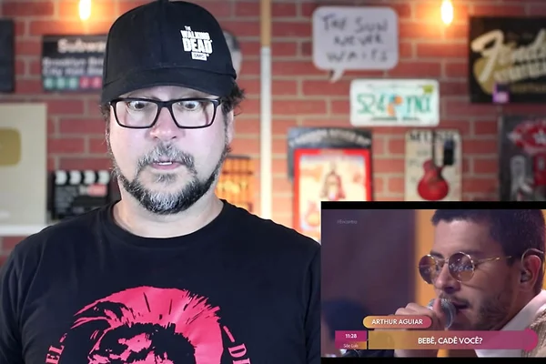 Professor de canto Marcio Guerra avalia apresentação de Arthur Aguiar no Encontro