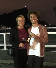 Théo é fruto do relacionamento de Bial com a atriz Giulia Gam