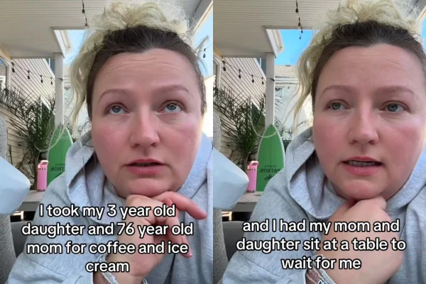print colorida mulher relatando que filha quebrou mesa de 8 mil