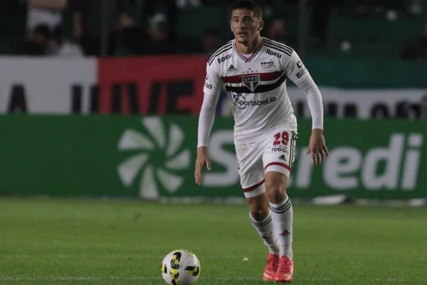 Pablo Maia em partida do São Paulo