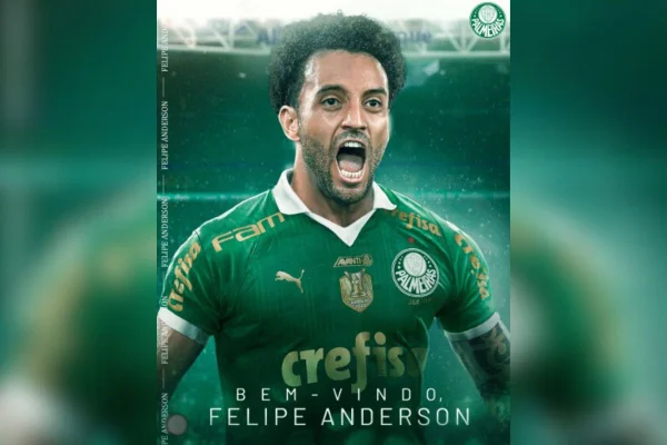 Palmeiras supera concorrência da Juventus e anuncia Felipe Anderson