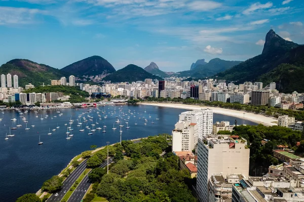 Vista aérea Rio de Janeiro Aterro do Flamengo praia botafogo - Metrópoles
