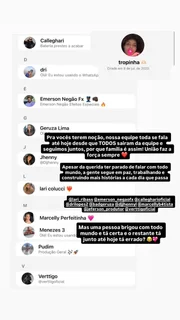 Declaração de Fatinha sobre MC Mirella