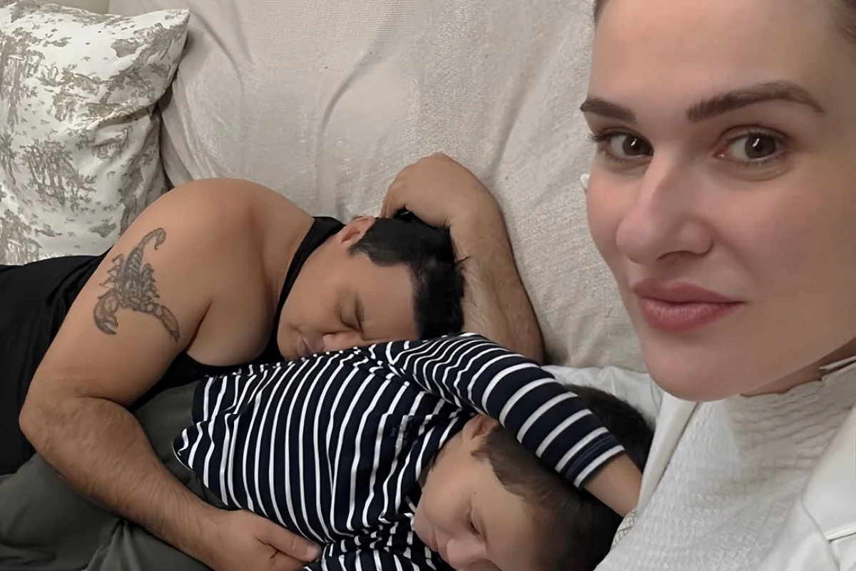 Renner, o filho e a esposa Tere Oberger Renner, o filho e a esposa Tere Oberger
