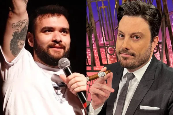 Tiago Santineli e Danilo Gentili