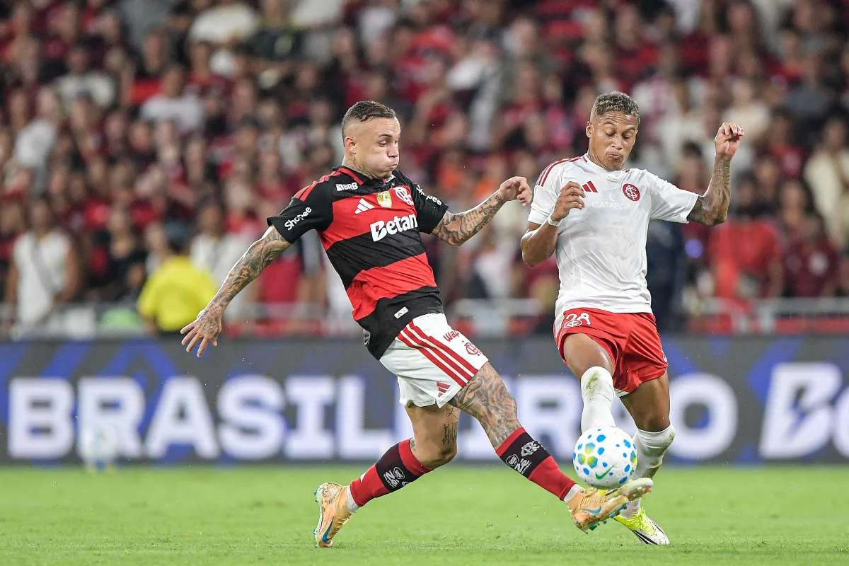 Inter x Flamengo pode repetir placar recorrente no Beira-Rio