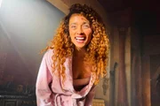 A atriz Letícia Laranja A atriz Letícia Laranja