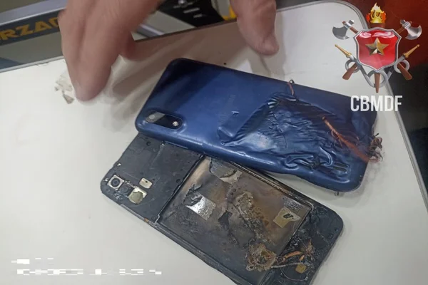 Jovem sofre queimaduras de 1º grau após celular explodir em Samambaia