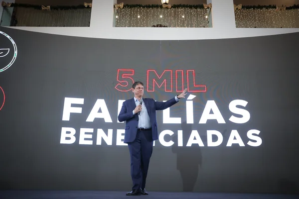 O governador Tarcísio de Freitas em balanço anual de gestão/2025
