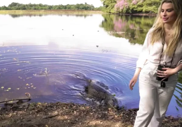 Fernanda Keulla escapa por pouco de ataque de jacaré