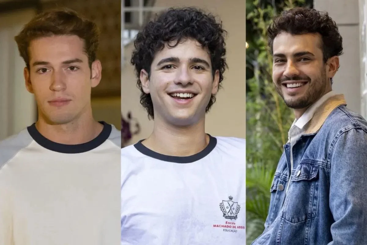 João Victor Gonçalves, Pietro Antonelli e Pedro Alves formam o triângulo amoroso de Quem Ama Cuida João Victor Gonçalves, Pietro Antonelli e Pedro Alves formam o triângulo amoroso de Quem Ama Cuida