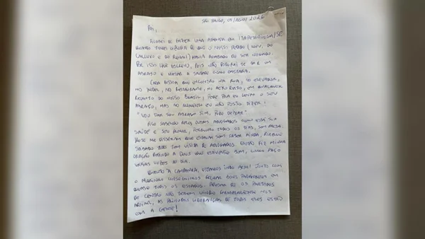 Proibido de visitar o pai, Flávio Bolsonaro escreve carta: “Até breve” - destaque galeria