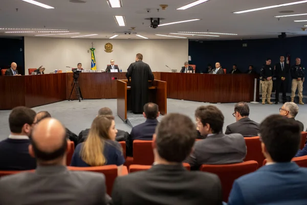 Plenário - Segundo dia do julgamento do ex-presidente Jair Bolsonaro (PL) e de mais sete aliados, na Primeira Turma do Supremo Tribunal Federal (STF) - Metrópoles