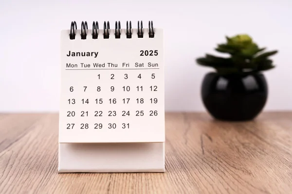 Calendário de 2025