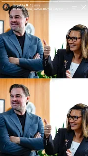 Primeira-dama Janja Lula da Silva e o ator Leonardo DiCaprio Primeira-dama Janja Lula da Silva e o ator Leonardo DiCaprio