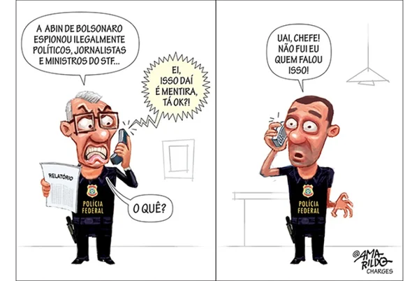 Charge do Amarildo