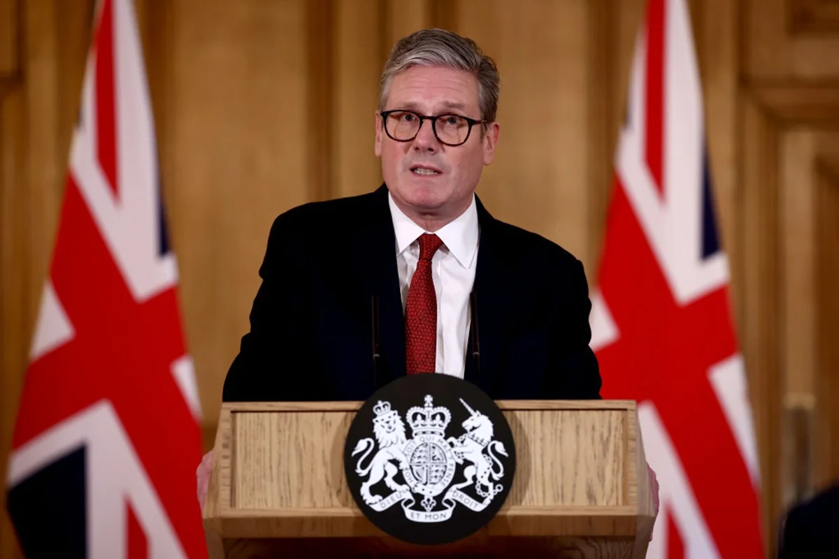 O primeiro-ministro da Grã-Bretanha, Sir Keir Starmer O primeiro-ministro da Grã-Bretanha, Sir Keir Starmer