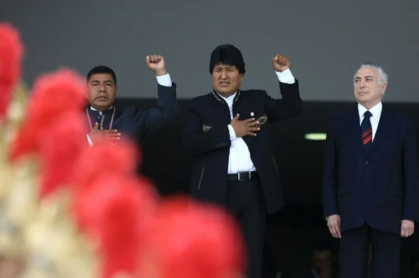Temer recebe Evo Morales para discutir agenda bilateral